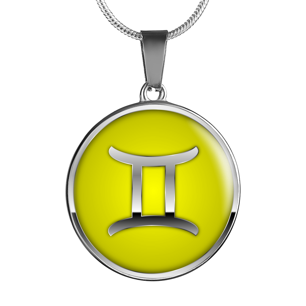 Zodiac Sign Gemini v2 - Luxury Necklace