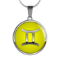 Zodiac Sign Gemini v2 - Luxury Necklace