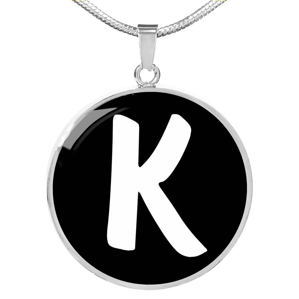 Initial K v3b - Luxury Necklace