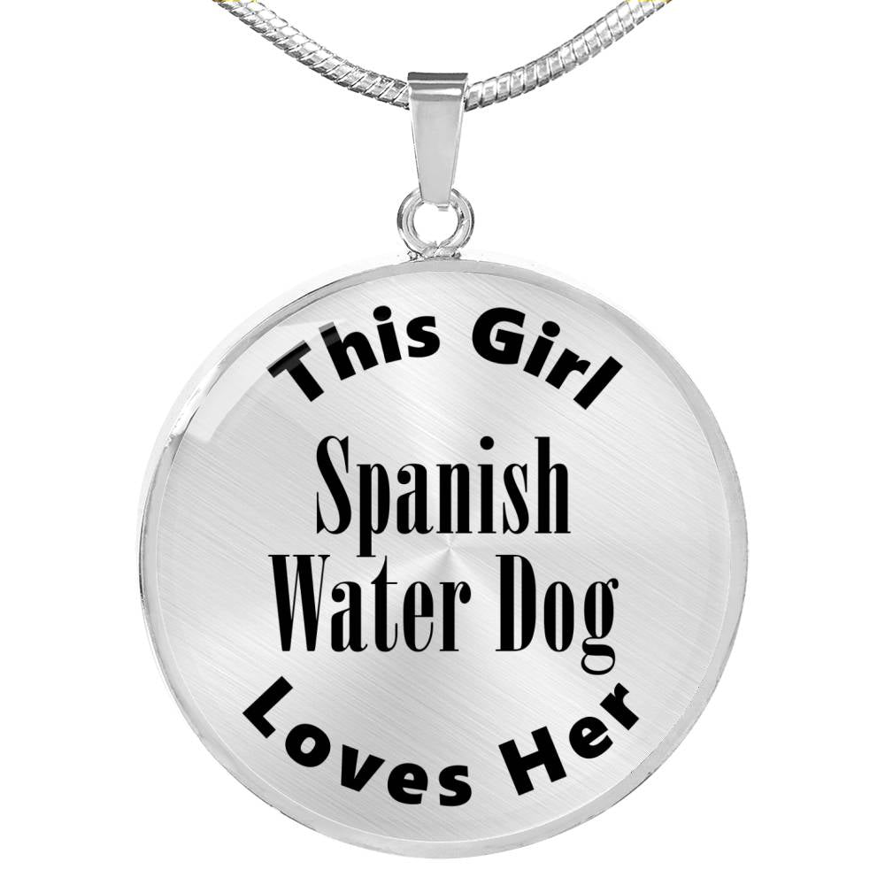 Spanish Water Dog - Luxury Necklace