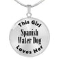 Spanish Water Dog - Luxury Necklace