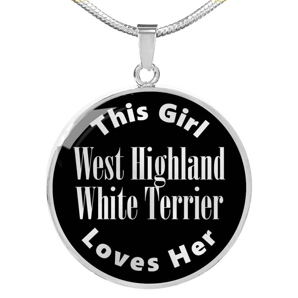 West Highland White Terrier v2s - Luxury Necklace