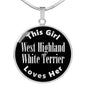 West Highland White Terrier v2s - Luxury Necklace