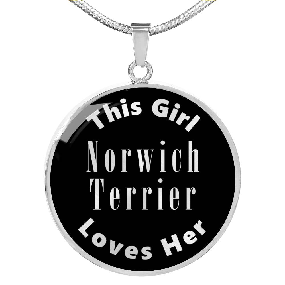 Norwich Terrier v2s - Luxury Necklace
