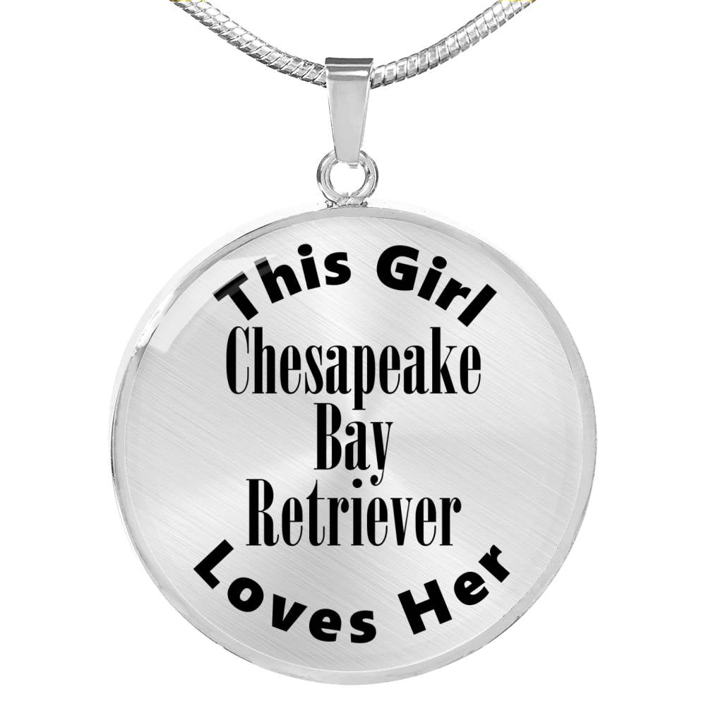 Chesapeake Bay Retriever - Luxury Necklace