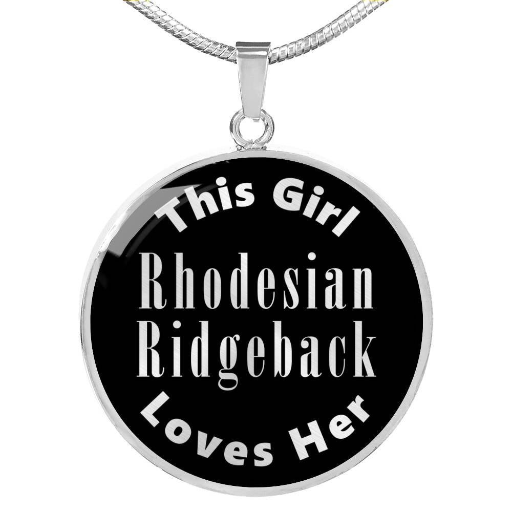 Rhodesian Ridgeback v2s - Luxury Necklace