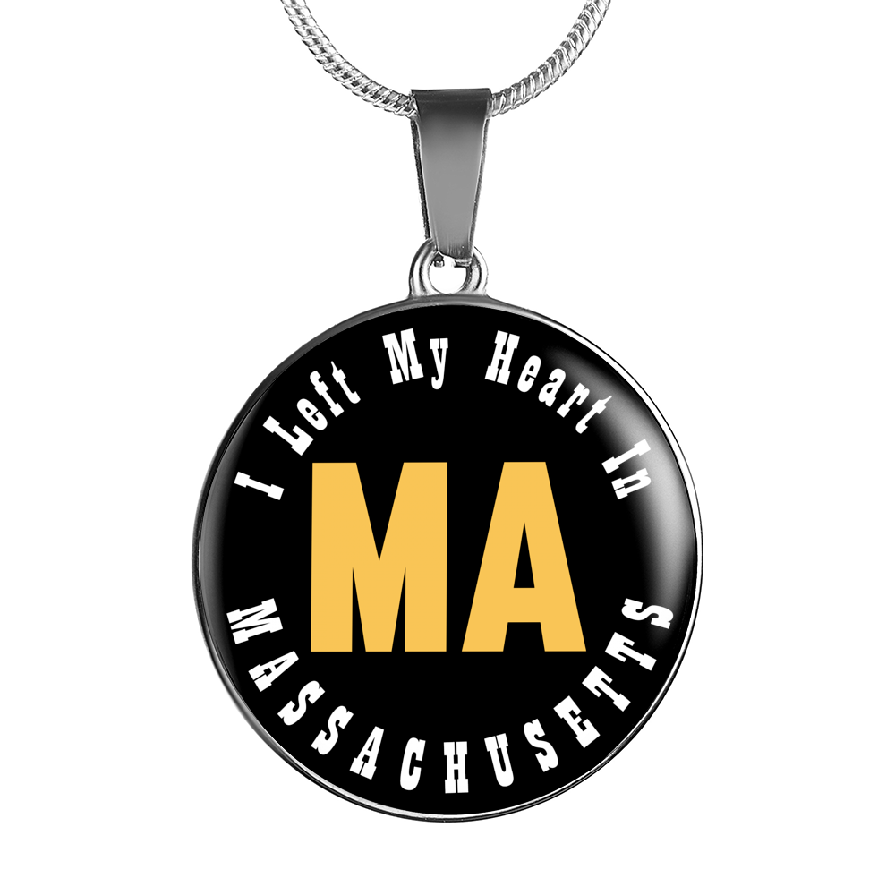 Heart In Massachusetts - Luxury Necklace