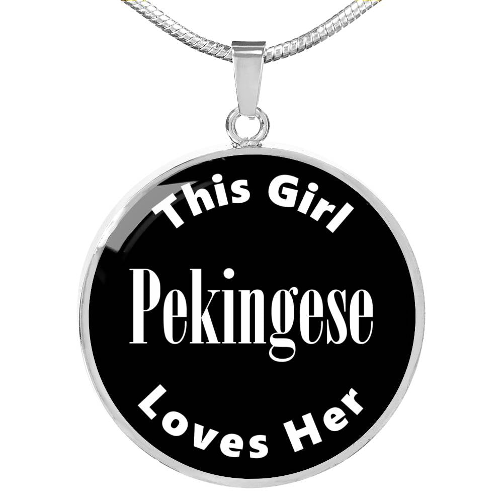 Pekingese v2 - Luxury Necklace