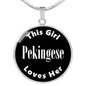 Pekingese v2 - Luxury Necklace