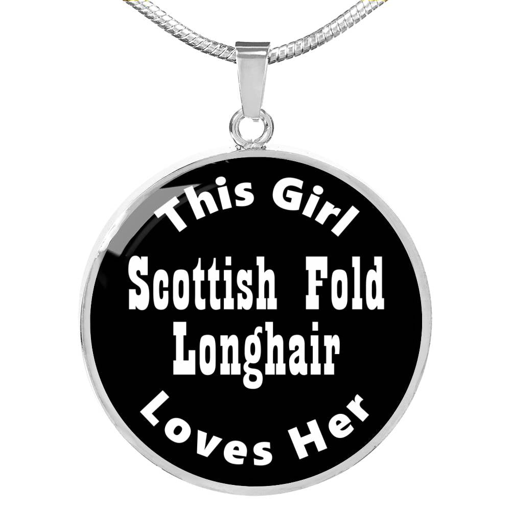 Scottish Fold Longhair v2 - Luxury Necklace