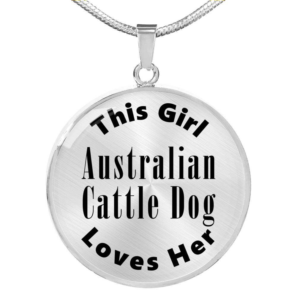 Australian Cattle Dog - Luxury Necklace