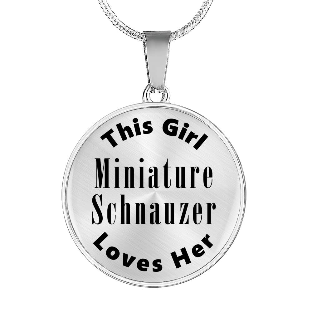 Miniature Schnauzer - Luxury Necklace