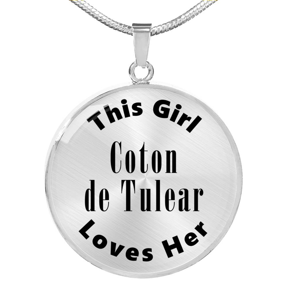 Coton de Tulear - Luxury Necklace