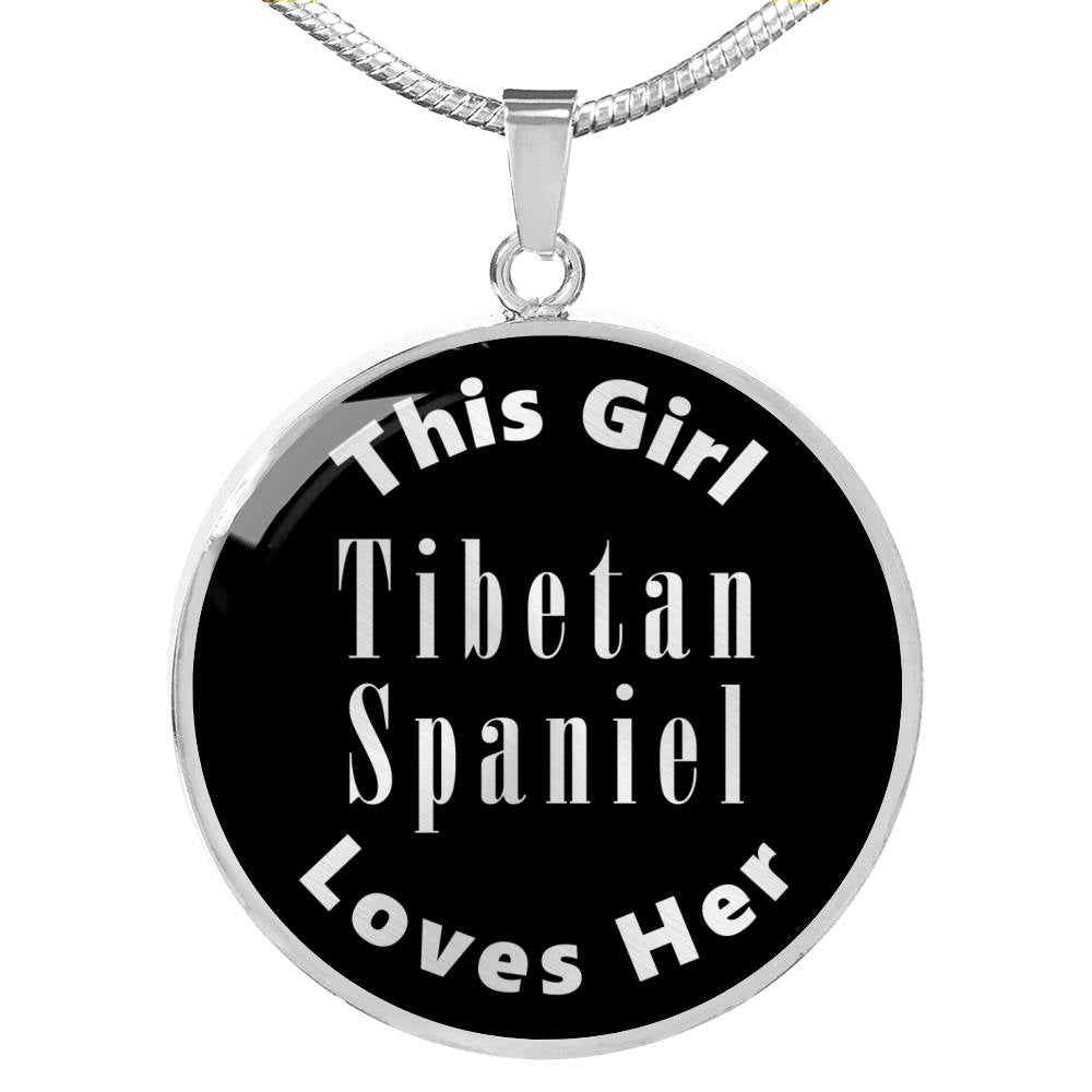 Tibetan Spaniel v2s - Luxury Necklace