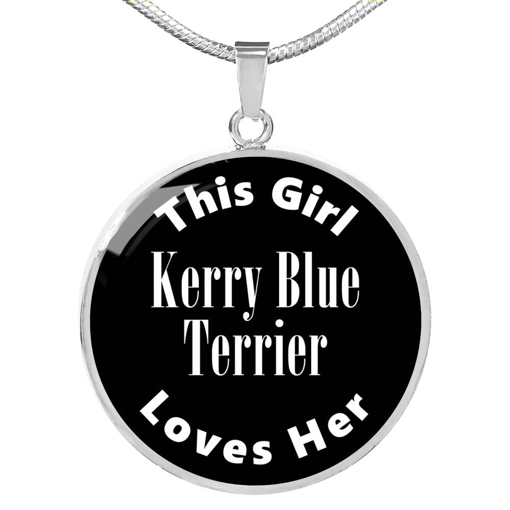 Kerry Blue Terrier v2 - Luxury Necklace