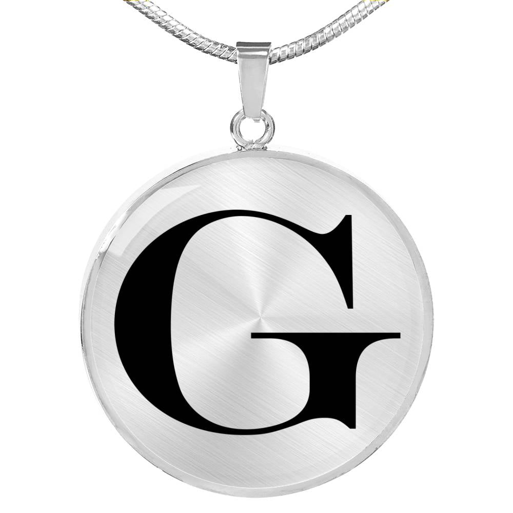 Initial G v1a - Luxury Necklace