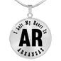 Heart In Arkansas v01 - Luxury Necklace