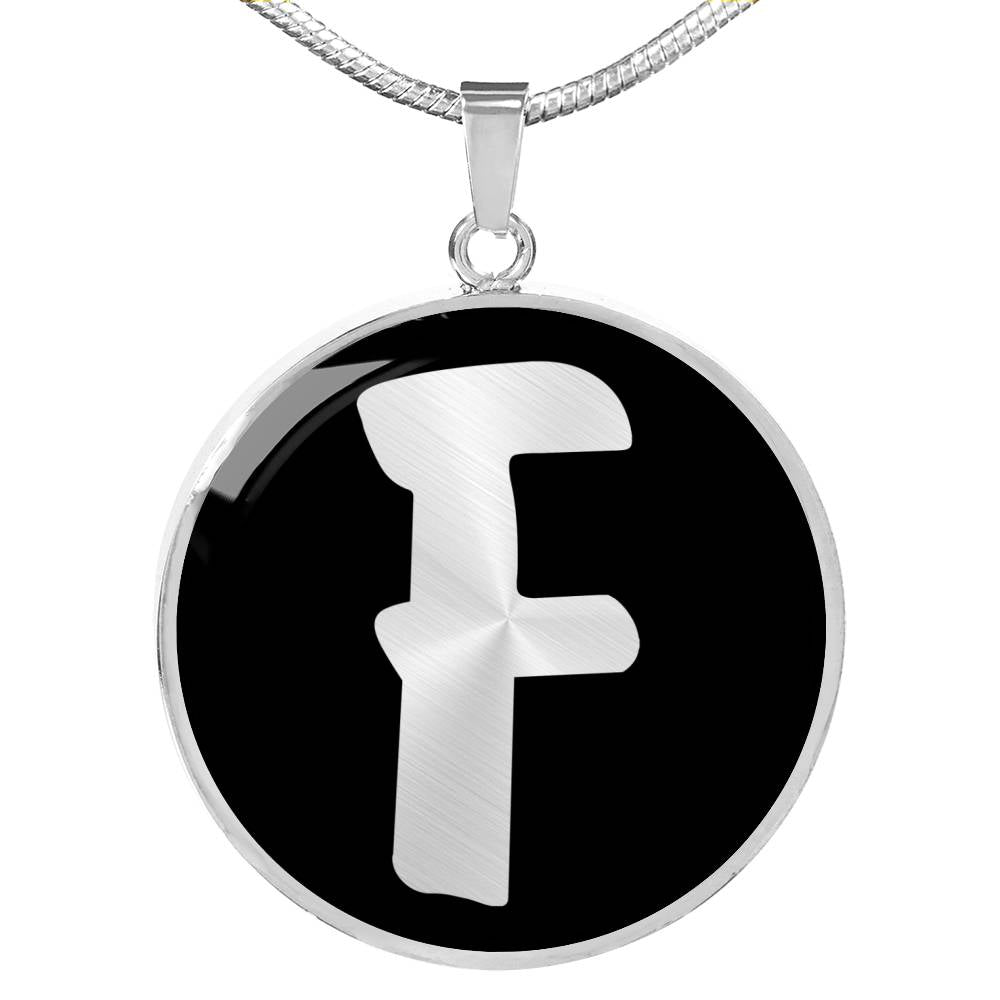 Initial F v2b - Luxury Necklace