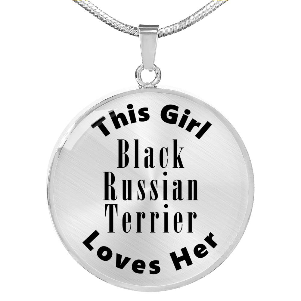 Black Russian Terrier - Luxury Necklace