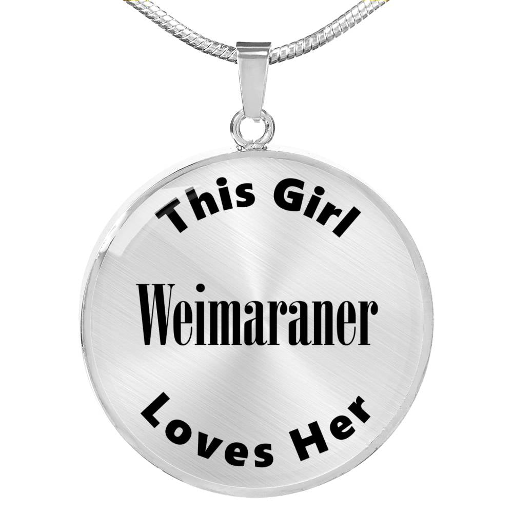Weimaraner - Luxury Necklace