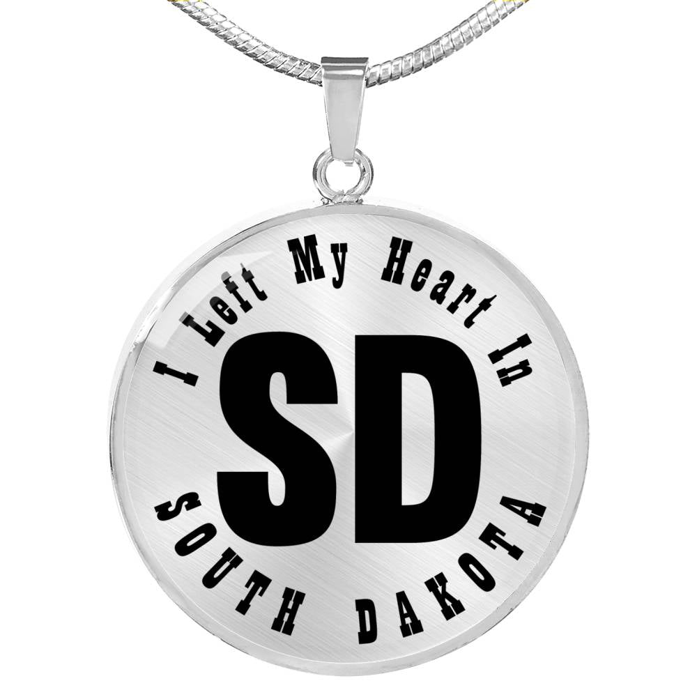 Heart In South Dakota v01 - Luxury Necklace