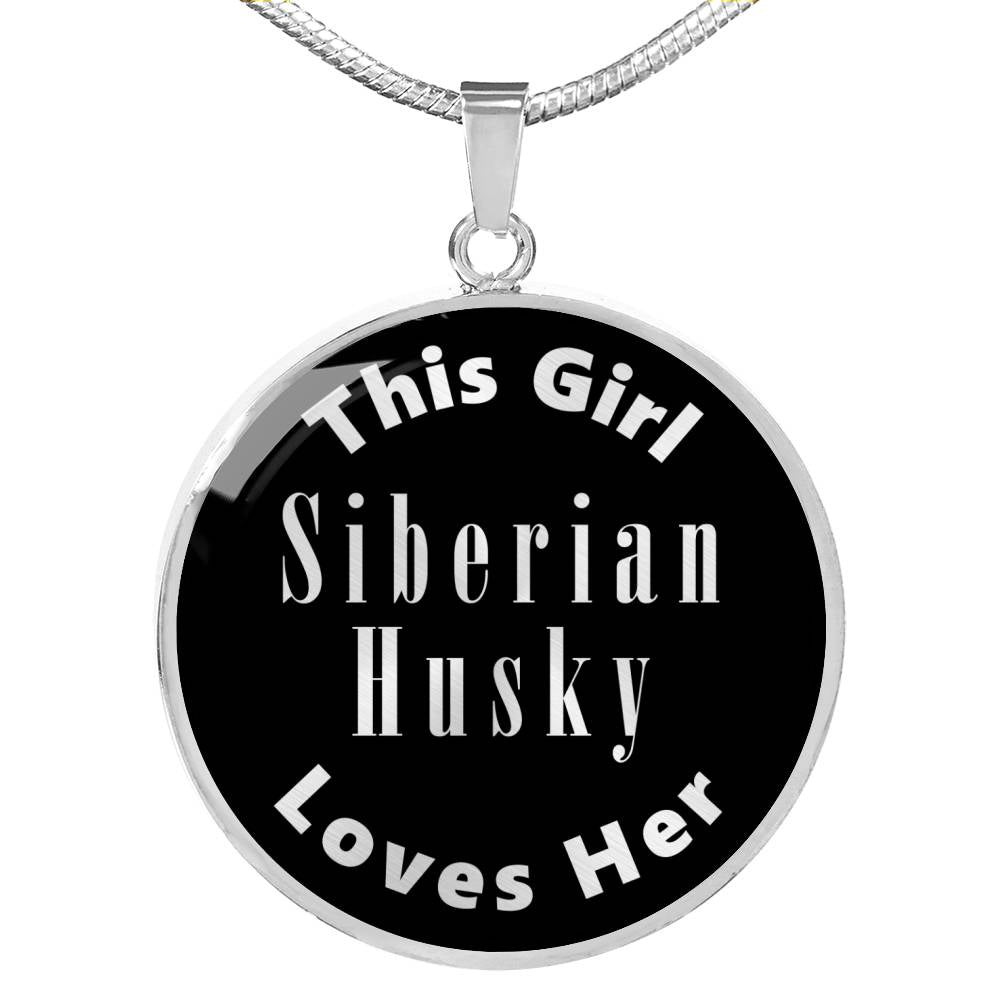Siberian Husky v2s - Luxury Necklace