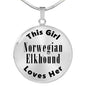 Norwegian Elkhound - Luxury Necklace