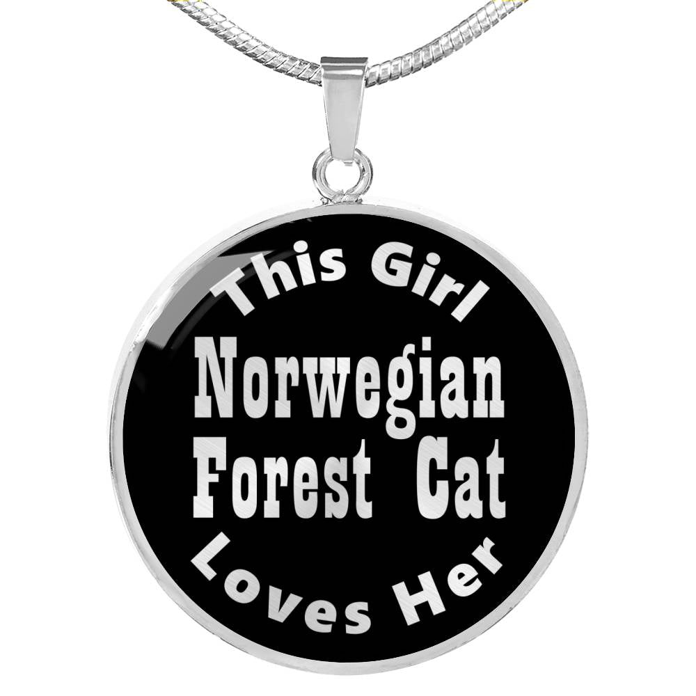 Norwegian Forest Cat v3 - Luxury Necklace