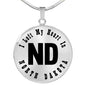 Heart In North Dakota v01 - Luxury Necklace