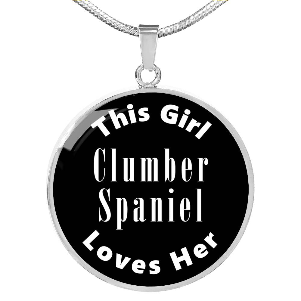 Clumber Spaniel v2 - Luxury Necklace