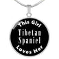 Tibetan Spaniel v2 - Luxury Necklace