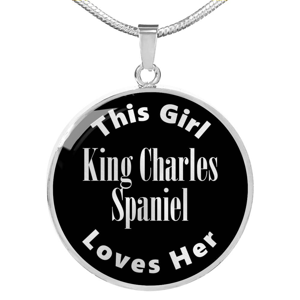 King Charles Spaniel v2s - Luxury Necklace
