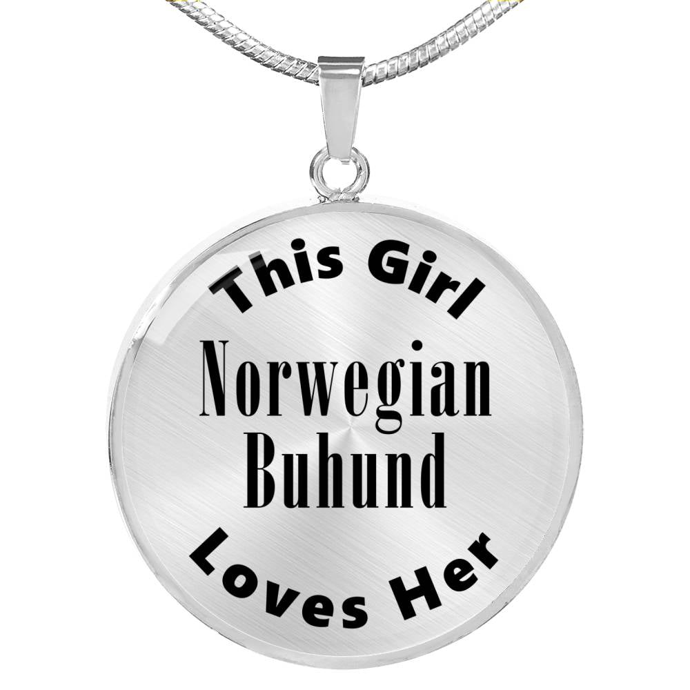 Norwegian Buhund - Luxury Necklace