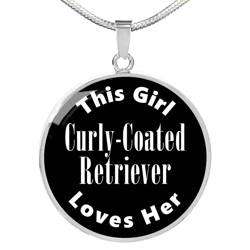 Curly-Coated Retriever v2 - Luxury Necklace
