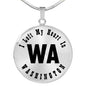 Heart In Washington v01 - Luxury Necklace