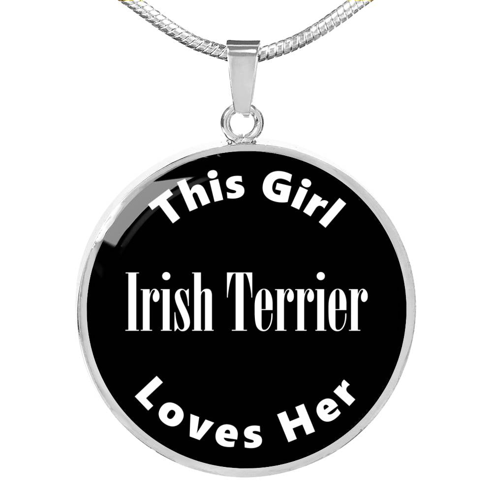 Irish Terrier v2 - Luxury Necklace