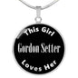 Gordon Setter v2s - Luxury Necklace