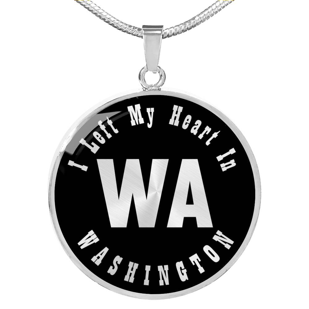 Heart In Washington v02 - Luxury Necklace