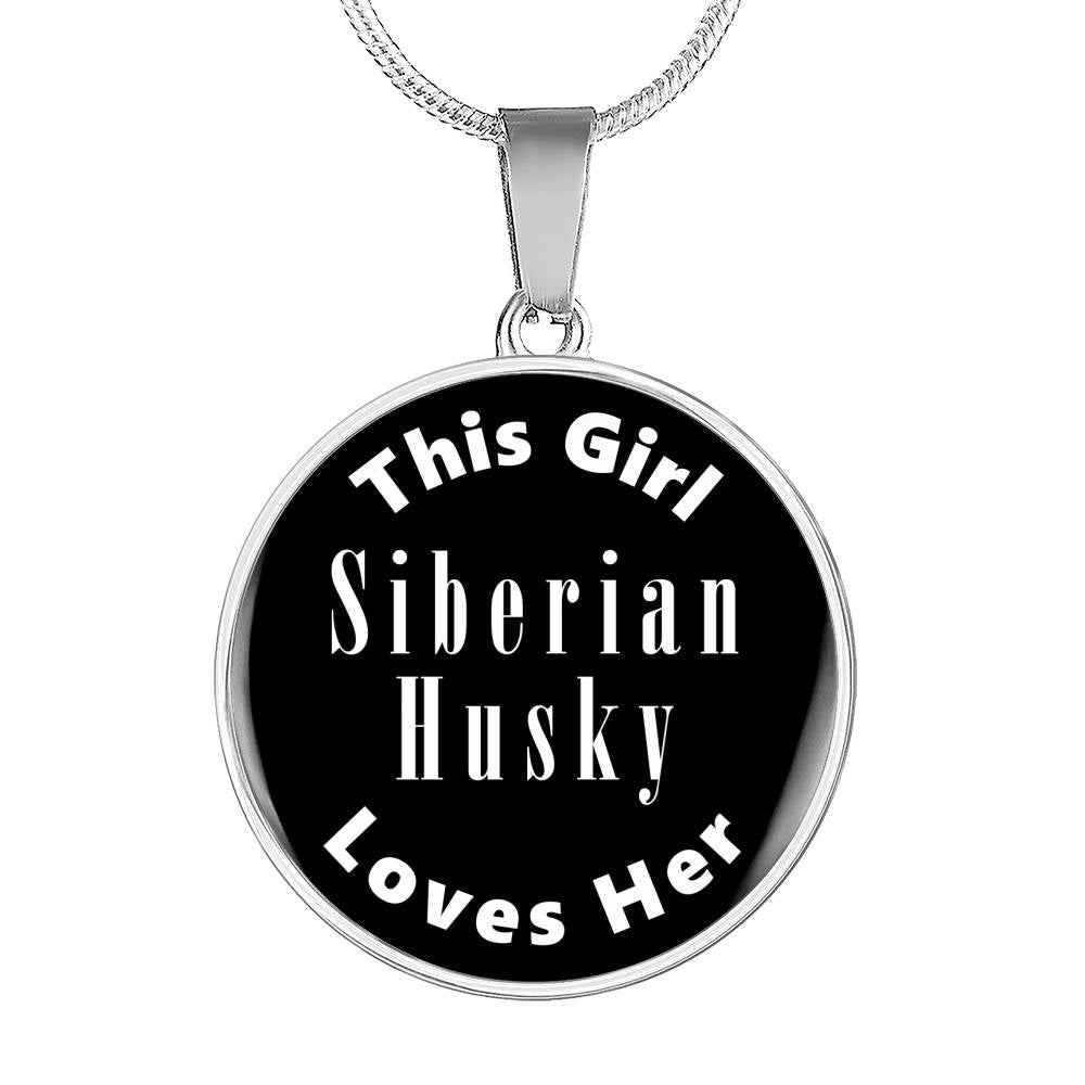 Siberian Husky v2 - Luxury Necklace