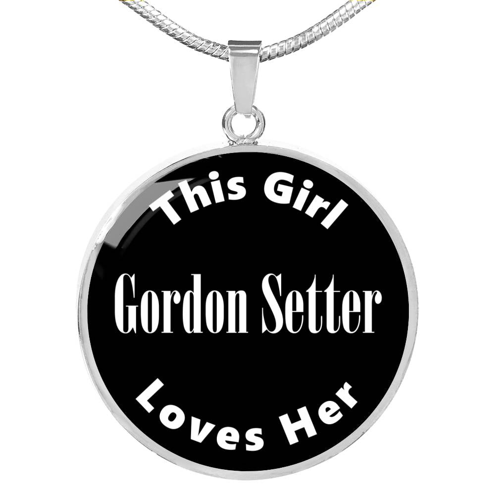Gordon Setter v2 - Luxury Necklace