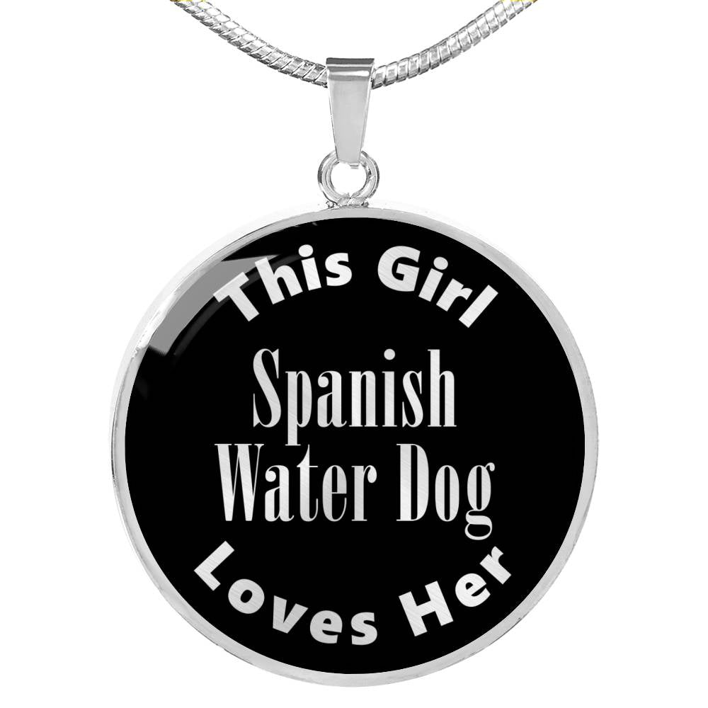 Spanish Water Dog v2s - Luxury Necklace