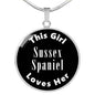 Sussex Spaniel v2 - Luxury Necklace