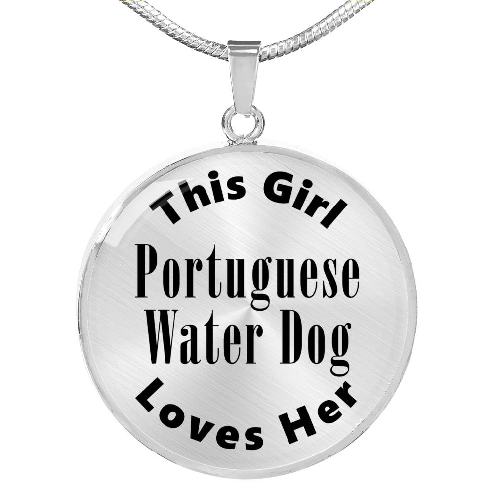 Portuguese Water Dog - Luxury Necklace