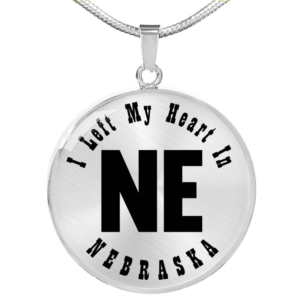 Heart In Nebraska v01 - Luxury Necklace