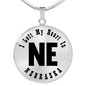 Heart In Nebraska v01 - Luxury Necklace