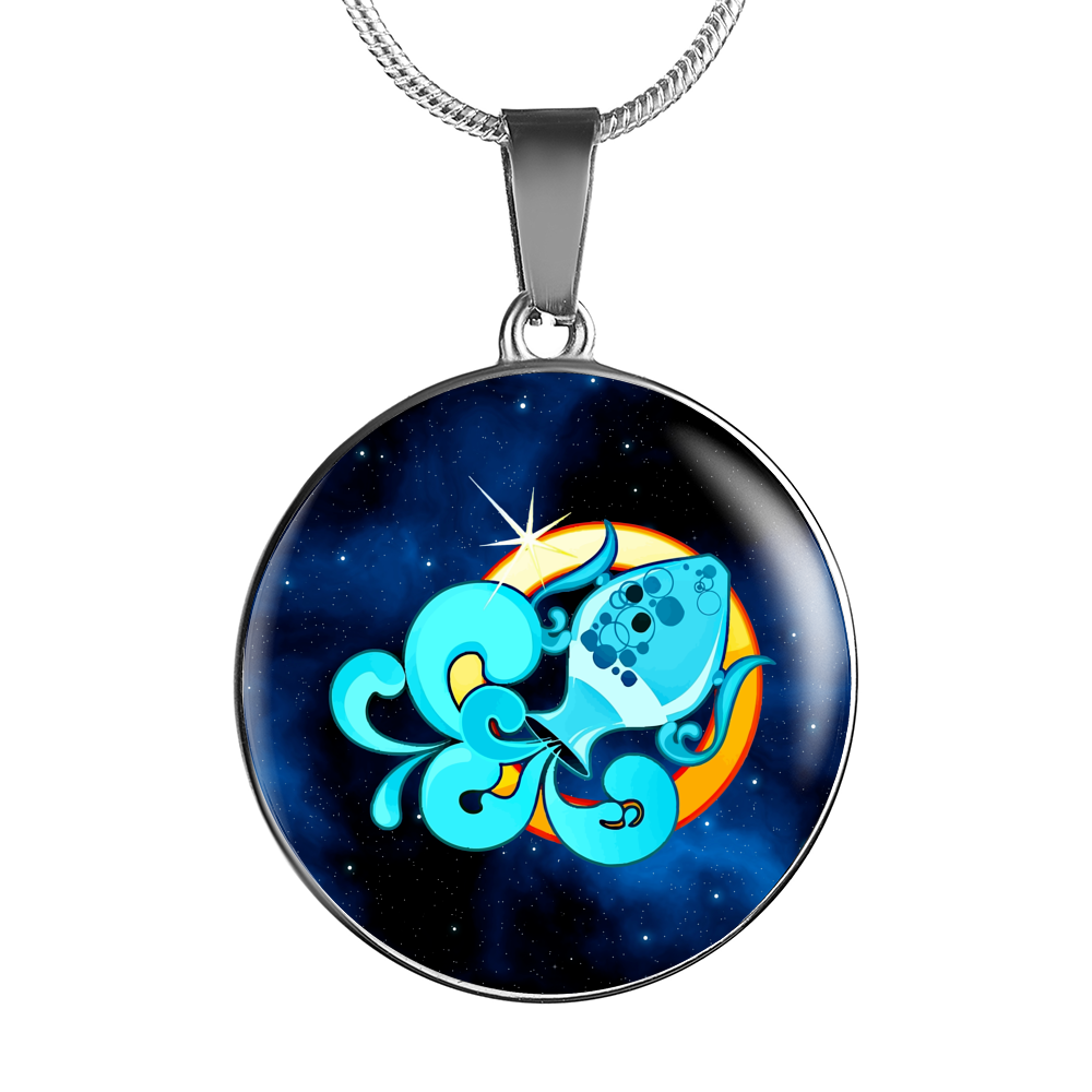 Zodiac Sign Aquarius - Luxury Necklace