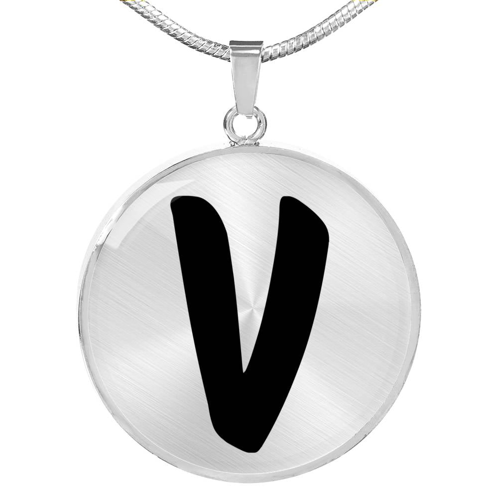 Initial V v1b - Luxury Necklace