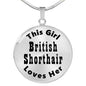British Shorthair - Luxury Necklace