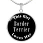 Border Terrier v2s - Luxury Necklace