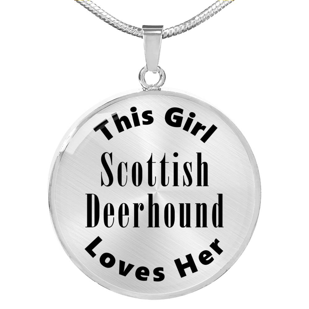 Scottish Deerhound - Luxury Necklace